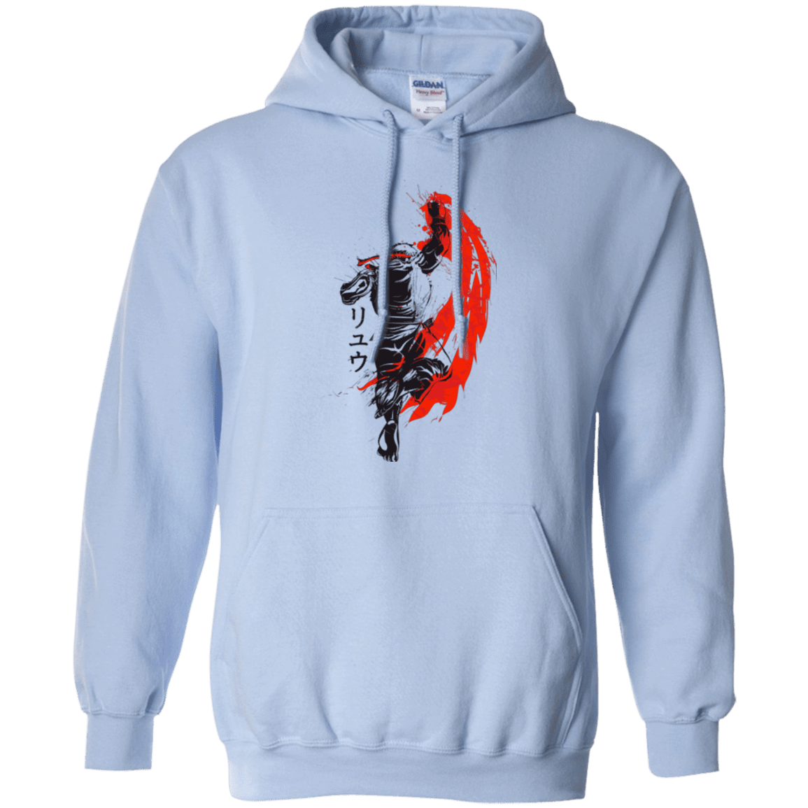 Sweatshirts Light Blue / Small Traditional Fighter Pullover Hoodie