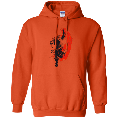 Sweatshirts Orange / Small Traditional Fighter Pullover Hoodie
