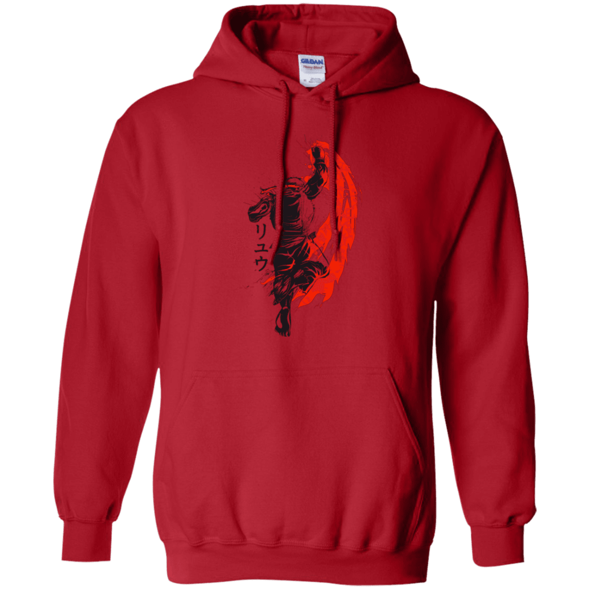 Sweatshirts Red / Small Traditional Fighter Pullover Hoodie
