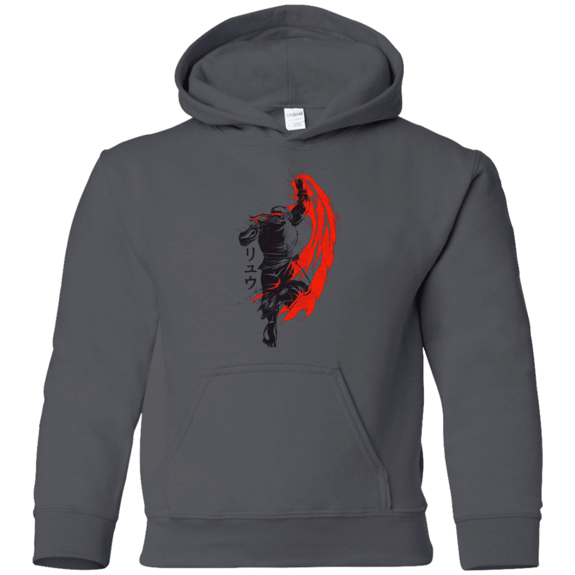 Sweatshirts Charcoal / YS Traditional Fighter Youth Hoodie