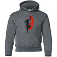 Sweatshirts Dark Heather / YS Traditional Fighter Youth Hoodie