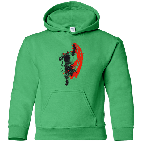 Sweatshirts Irish Green / YS Traditional Fighter Youth Hoodie