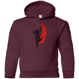 Sweatshirts Maroon / YS Traditional Fighter Youth Hoodie