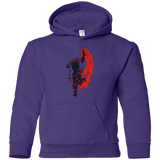 Sweatshirts Purple / YS Traditional Fighter Youth Hoodie