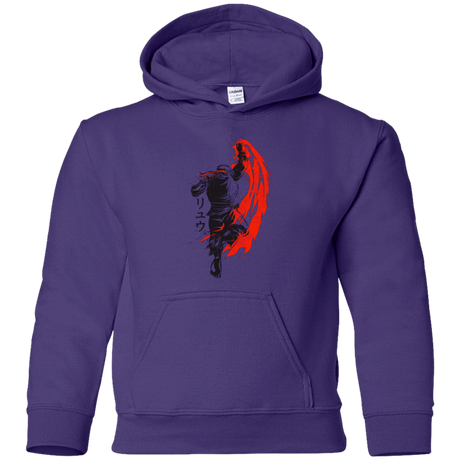 Sweatshirts Purple / YS Traditional Fighter Youth Hoodie
