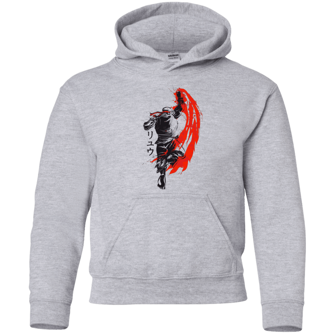 Sweatshirts Sport Grey / YS Traditional Fighter Youth Hoodie