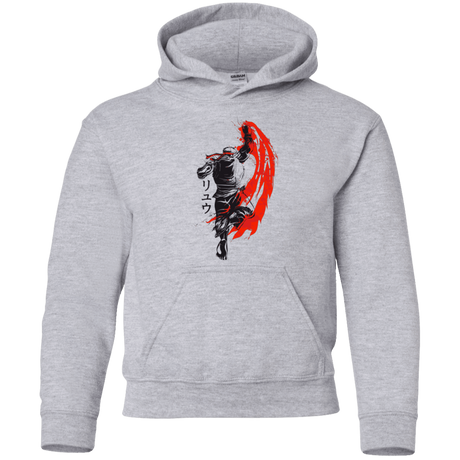 Sweatshirts Sport Grey / YS Traditional Fighter Youth Hoodie