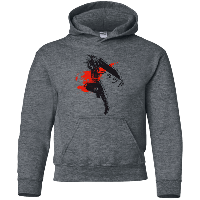 Sweatshirts Dark Heather / YS Traditional Soldier Youth Hoodie