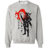 Sweatshirts Ash / Small Traditional Solid Crewneck Sweatshirt