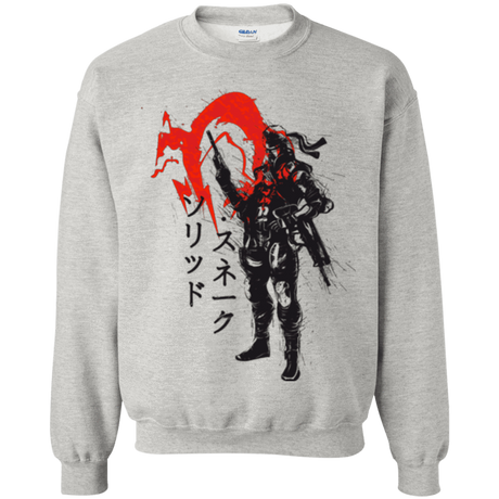Sweatshirts Ash / Small Traditional Solid Crewneck Sweatshirt
