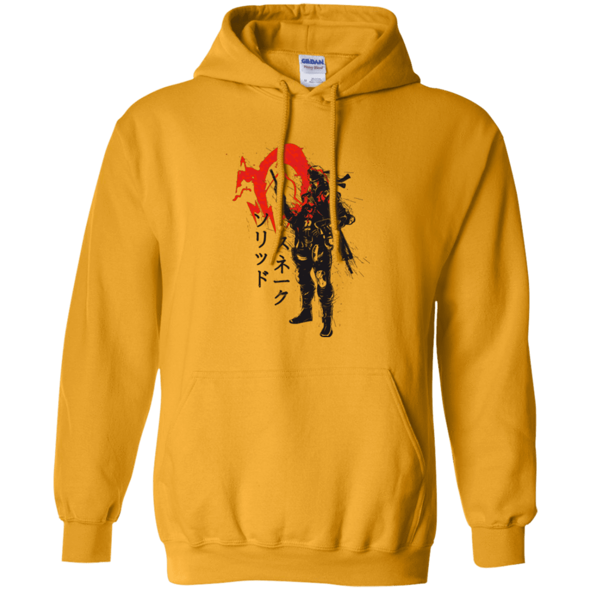 Sweatshirts Gold / Small Traditional Solid Pullover Hoodie