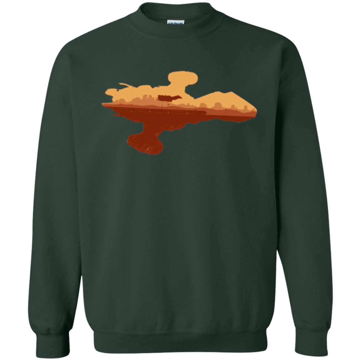 Sweatshirts Forest Green / Small Train job Crewneck Sweatshirt