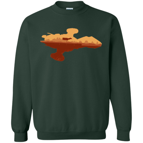 Sweatshirts Forest Green / Small Train job Crewneck Sweatshirt