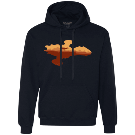 Sweatshirts Navy / Small Train job Premium Fleece Hoodie