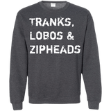 Sweatshirts Dark Heather / Small Tranks Lobos Zipheads Crewneck Sweatshirt