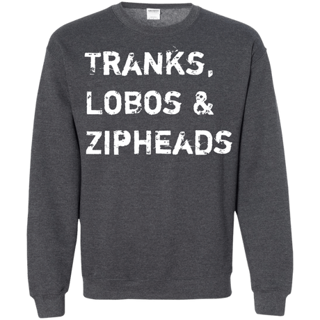 Sweatshirts Dark Heather / Small Tranks Lobos Zipheads Crewneck Sweatshirt
