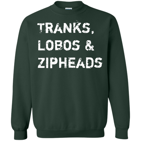 Sweatshirts Forest Green / Small Tranks Lobos Zipheads Crewneck Sweatshirt