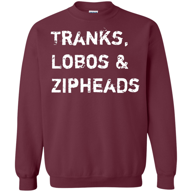 Sweatshirts Maroon / Small Tranks Lobos Zipheads Crewneck Sweatshirt