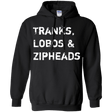 Sweatshirts Black / Small Tranks Lobos Zipheads Pullover Hoodie