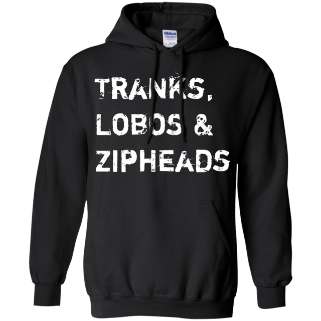 Sweatshirts Black / Small Tranks Lobos Zipheads Pullover Hoodie