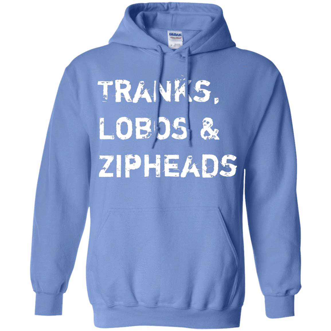 Sweatshirts Carolina Blue / Small Tranks Lobos Zipheads Pullover Hoodie