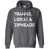 Sweatshirts Dark Heather / Small Tranks Lobos Zipheads Pullover Hoodie