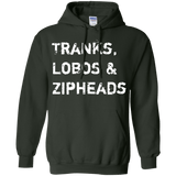 Sweatshirts Forest Green / Small Tranks Lobos Zipheads Pullover Hoodie