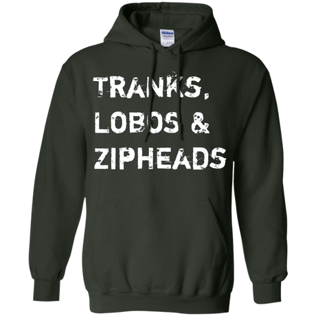 Sweatshirts Forest Green / Small Tranks Lobos Zipheads Pullover Hoodie