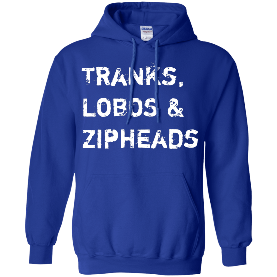 Sweatshirts Royal / Small Tranks Lobos Zipheads Pullover Hoodie