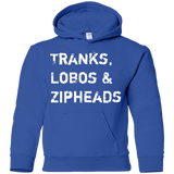 Sweatshirts Royal / YS Tranks Lobos Zipheads Youth Hoodie