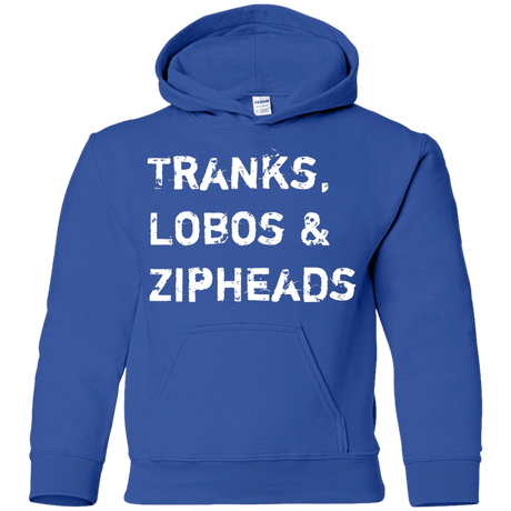 Sweatshirts Royal / YS Tranks Lobos Zipheads Youth Hoodie