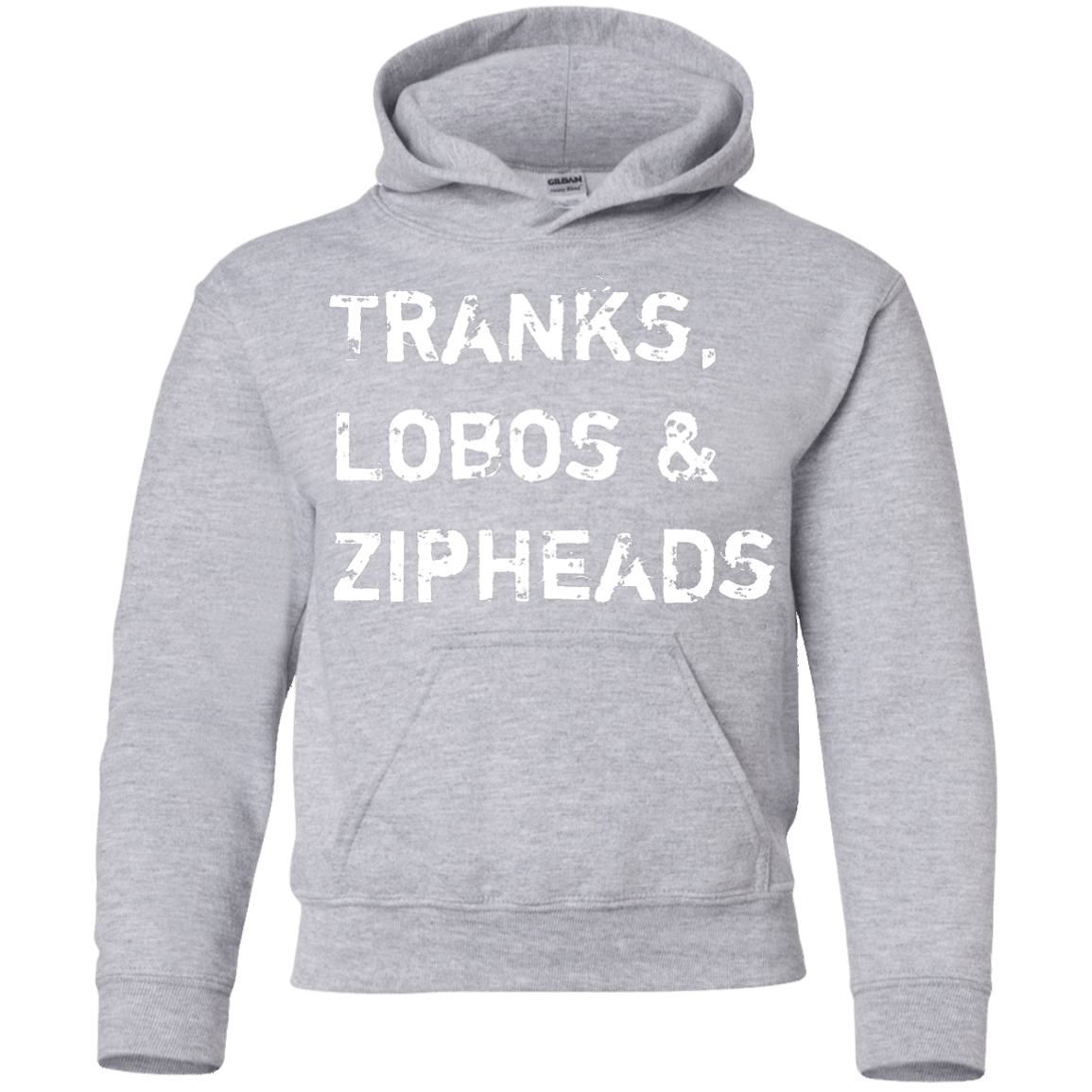 Sweatshirts Sport Grey / YS Tranks Lobos Zipheads Youth Hoodie