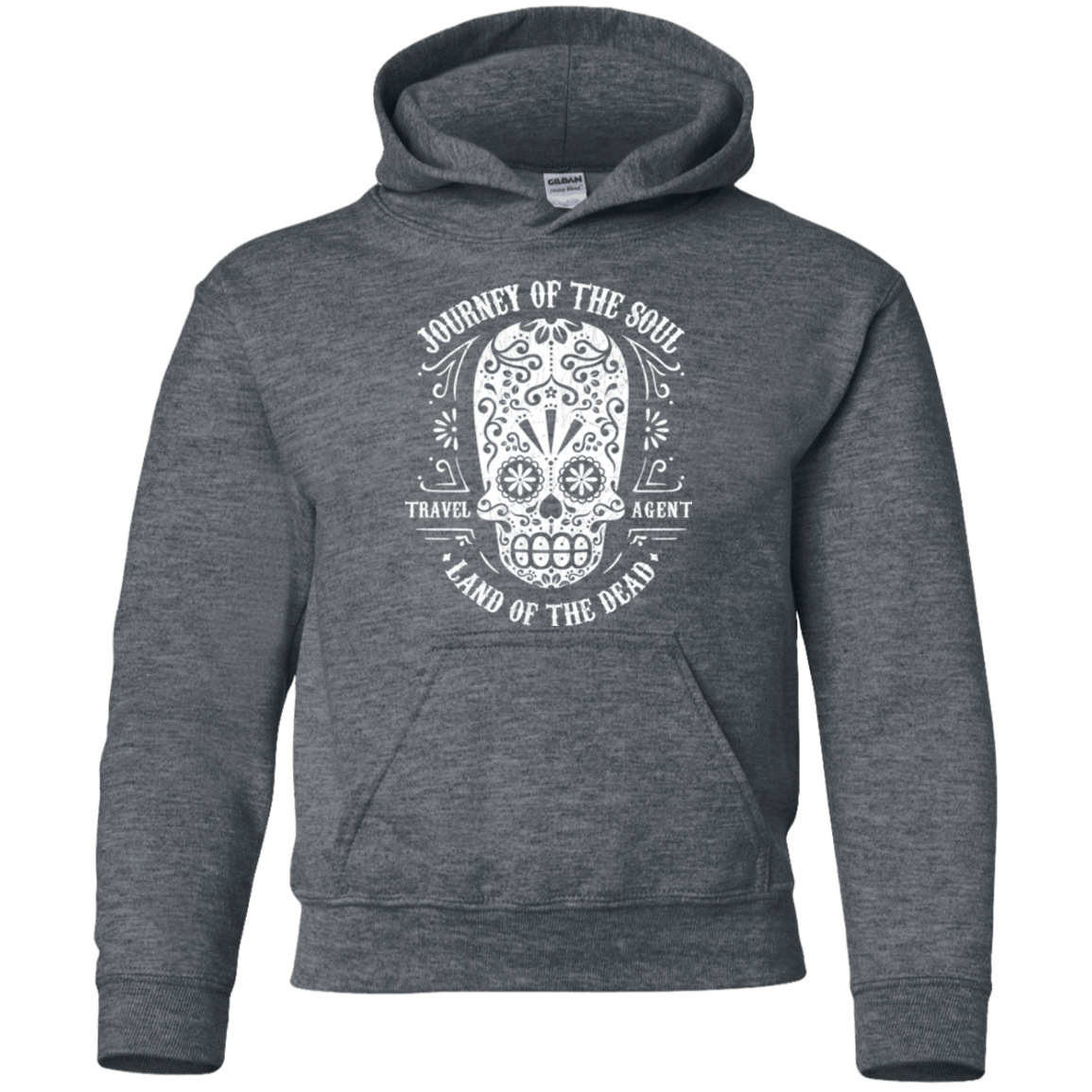Sweatshirts Dark Heather / YS Travel Agent Catrina Youth Hoodie