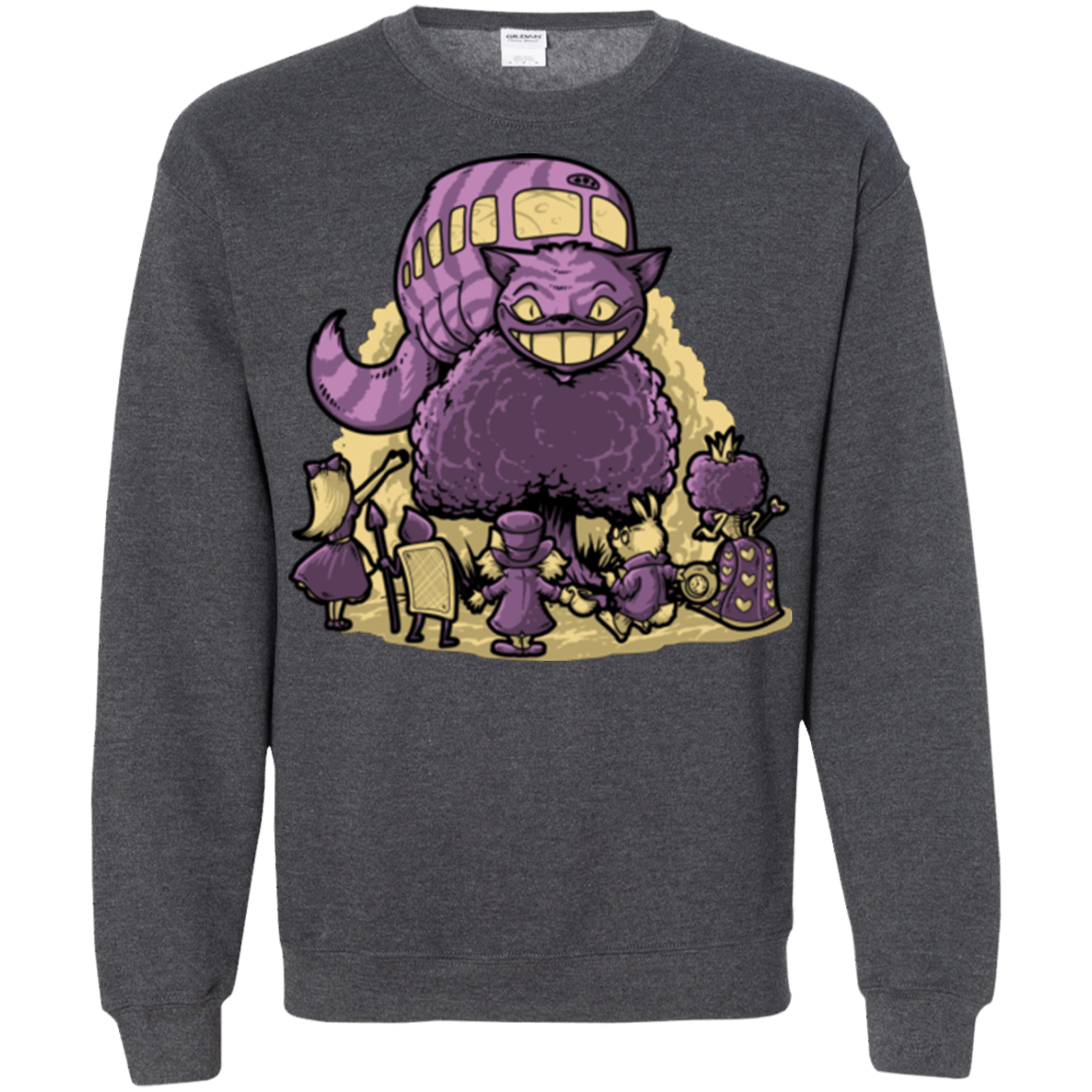 Sweatshirts Dark Heather / Small TRAVELING WONDERLAND Crewneck Sweatshirt