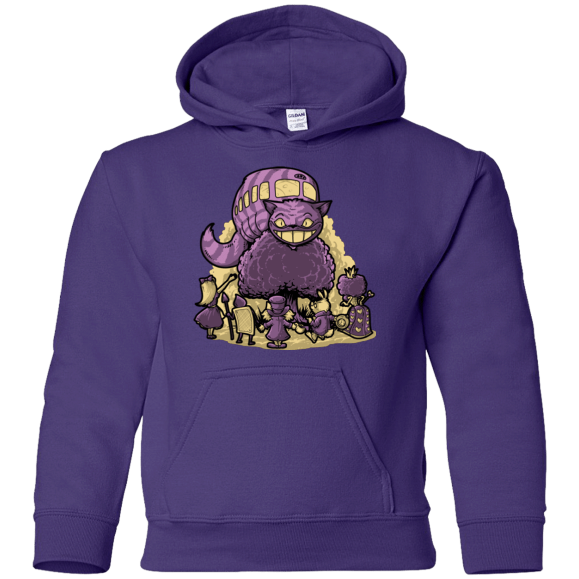 Sweatshirts Purple / YS TRAVELING WONDERLAND Youth Hoodie