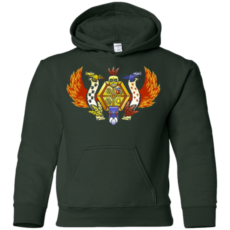 Sweatshirts Forest Green / YS Treasure Hunters Crest Youth Hoodie