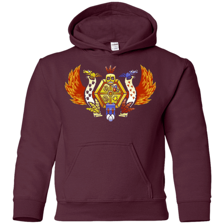 Sweatshirts Maroon / YS Treasure Hunters Crest Youth Hoodie
