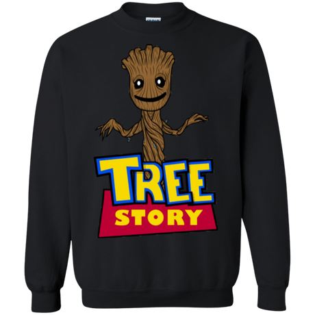 Sweatshirts Black / Small TREE STORY Crewneck Sweatshirt