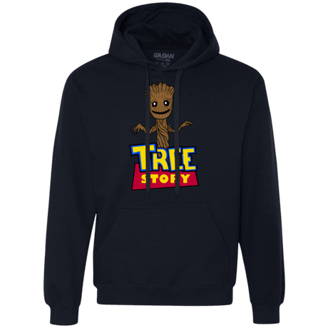 Sweatshirts Navy / Small TREE STORY Premium Fleece Hoodie