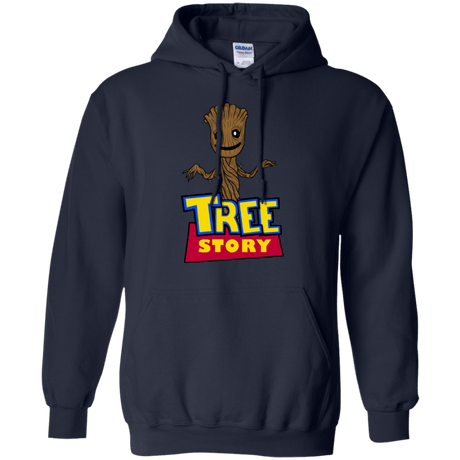 Sweatshirts Navy / Small TREE STORY Pullover Hoodie