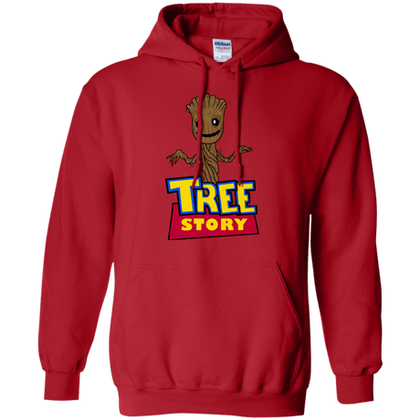 Sweatshirts Red / Small TREE STORY Pullover Hoodie