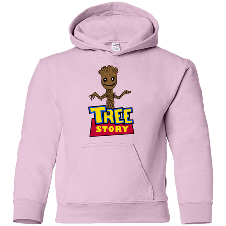Sweatshirts Light Pink / YS TREE STORY Youth Hoodie