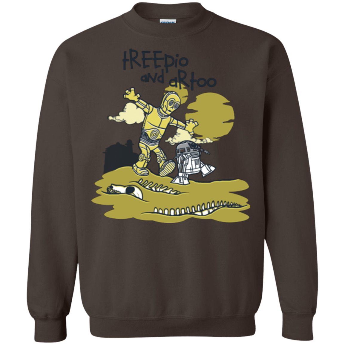 Sweatshirts Dark Chocolate / Small Treepio and Artoo Crewneck Sweatshirt