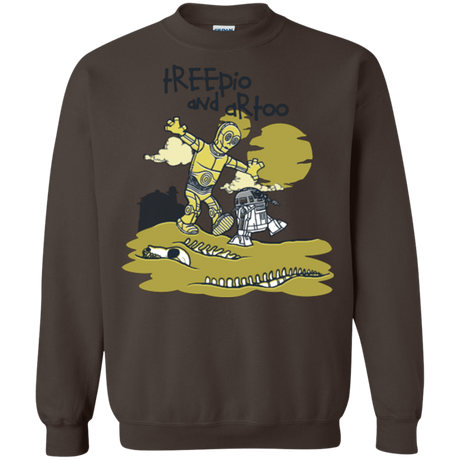 Sweatshirts Dark Chocolate / Small Treepio and Artoo Crewneck Sweatshirt