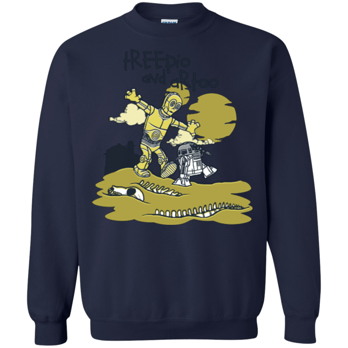 Sweatshirts Navy / Small Treepio and Artoo Crewneck Sweatshirt