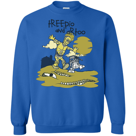 Sweatshirts Royal / Small Treepio and Artoo Crewneck Sweatshirt