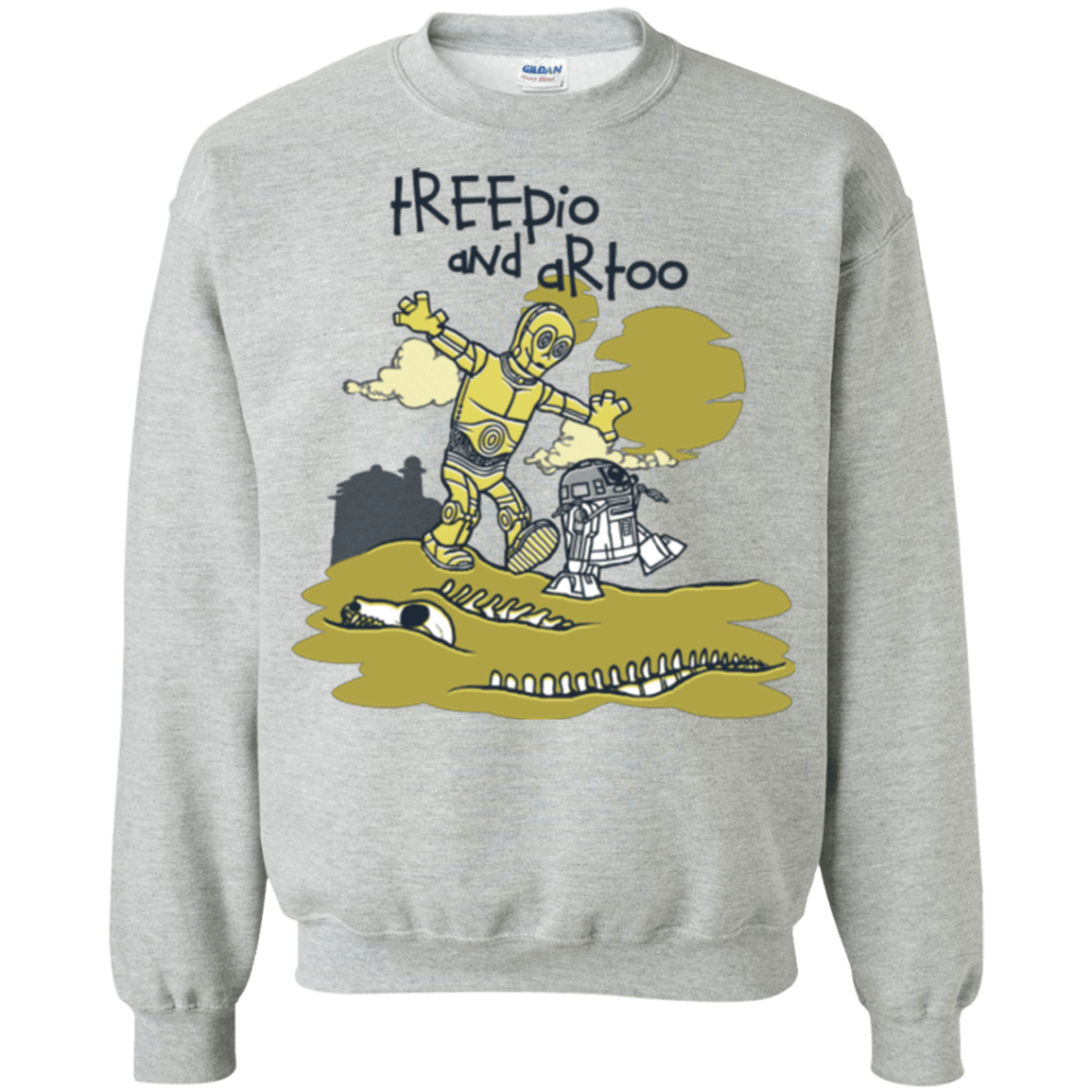 Sweatshirts Sport Grey / Small Treepio and Artoo Crewneck Sweatshirt