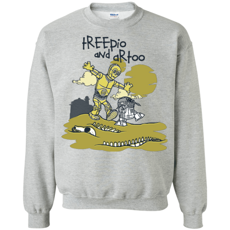 Sweatshirts Sport Grey / Small Treepio and Artoo Crewneck Sweatshirt