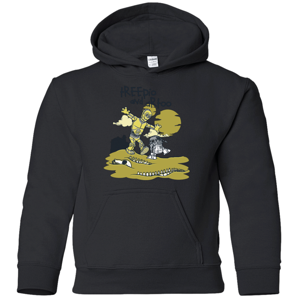 Sweatshirts Black / YS Treepio and Artoo Youth Hoodie