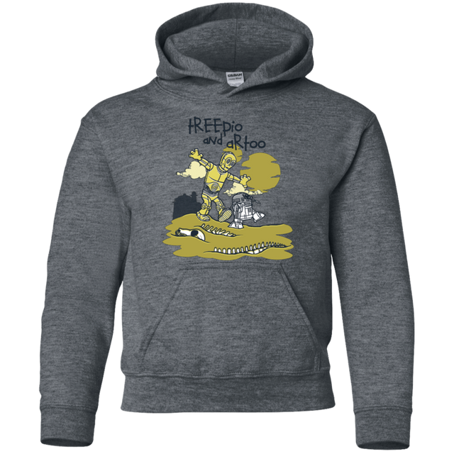 Sweatshirts Dark Heather / YS Treepio and Artoo Youth Hoodie